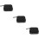 3Pièces De Rangement Cd Noir Grande Capacité 40 Disques Portable 9