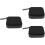 3Pièces De Rangement Cd Noir Grande Capacité 40 Disques Portable 6