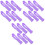 18Pièces Briseur Ampoule Violet Portable Design Rainuré 5