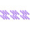 18Pièces Briseur Ampoule Violet Portable Design Rainuré 6