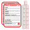 75Pièces Stickers Médicales Enfants Usage Rouge 1
