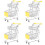 4Pz Mini Carrello Scrivania 5