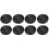 8Pièces Cache- Caméra Noir Durable Avec Joint Étanche Compact 2