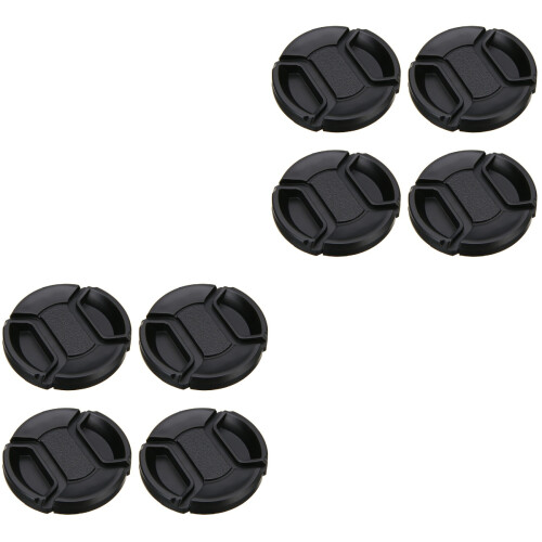 8Pièces Cache- Caméra Noir Durable Avec Joint Étanche Compact 2