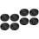 8Pièces Cache- Caméra Noir Durable Avec Joint Étanche Compact 4