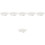 6Pcs White Ceramic Snail Baking Pan Oven Safe Barbecue Serving Dish 4