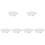 6Pcs White Ceramic Snail Baking Pan Oven Safe Barbecue Serving Dish 5