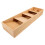 3Pcs Solid Wood Silverware Drawer Organizer Spoon Fork Utensil Holder 1