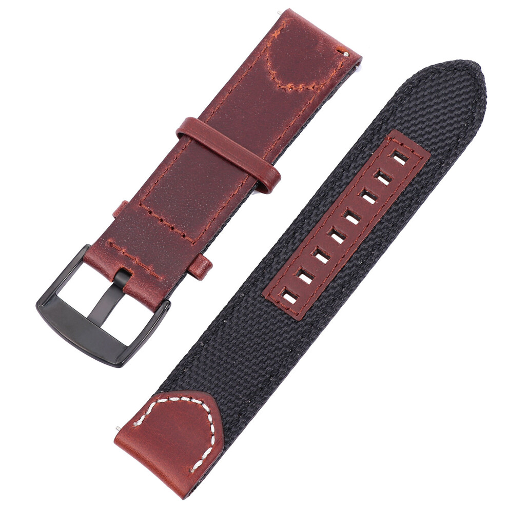 2Pcs Smart Watch Wristband Soft Durable Adjustable Band Black 3601048775676
