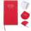 2Pz Notebook Planner 2025 Agenda Mensile Rosso Compatto Per 11