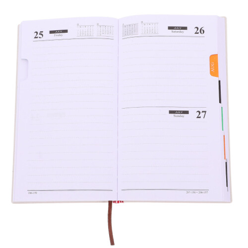 2Pz Notebook Planner 2025 Agenda Mensile Rosso Compatto Per 2