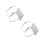 2Pièces Support De Poteau En Acier Durable Argenté Pour Caméra Cctv 7