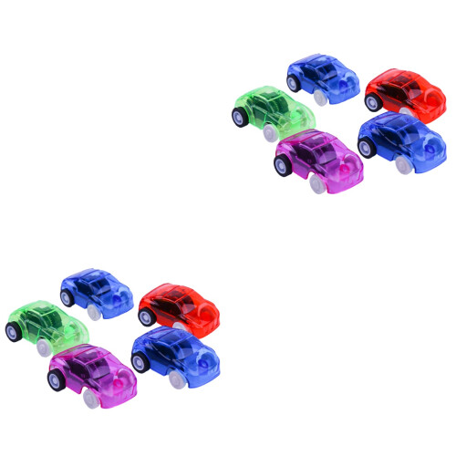 50Pièces Mini Voitures Pull-Back Plastique Jouets Formations Colorés 2