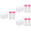 3Sets Empty Pump Bottles Multi Color Nail Polish Remover Dispensers 6