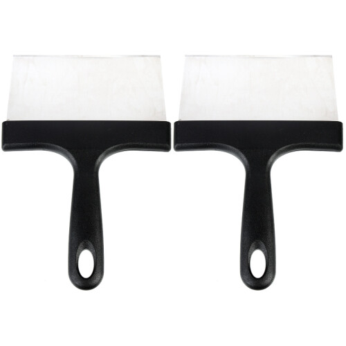 2Pz Raschietto Barbecue Nero Manico Ergonomico 1