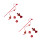 2Set Set Rosso in Cotone Per Gatti Decorazione E Gioco 10