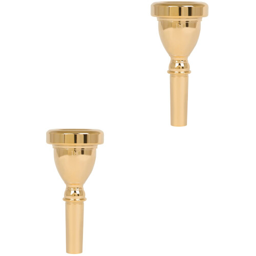 2Pièces Embouchure Tuba Remplacement Accessoire Brillant 2