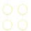 4Pz Accessorio Telefono Beaded Catena Decorativo 7
