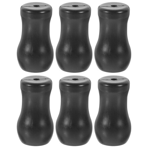 18Pz Terminali Tende Nero in PVC Stabile E Versatile 2