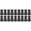18Pz Terminali Tende Nero in PVC Stabile E Versatile 6