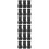 18Pz Terminali Tende Nero in PVC Stabile E Versatile 10