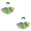 2Set Costume Mardi Gras Fasce E Gonne Tutu Per 8