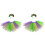 2Set Costume Mardi Gras Fasce E Gonne Tutu Per 4