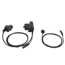 Durable U94 PTT Adapter for Motorola XTS2500 & More, Military Intercom Headset Adapter
