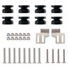 Motorcycle Aluminum Alloy Side Box Luggage Case Fasteners Trunk Pannier Rack Screw Spacers Bolt Frame Mount Bracket Kit
