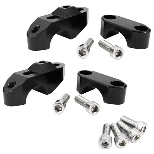 For General Use 22mm 7/8" Offset Handlebar Riser Motorcycle Modification Raised Back Moved Extend Offset 1