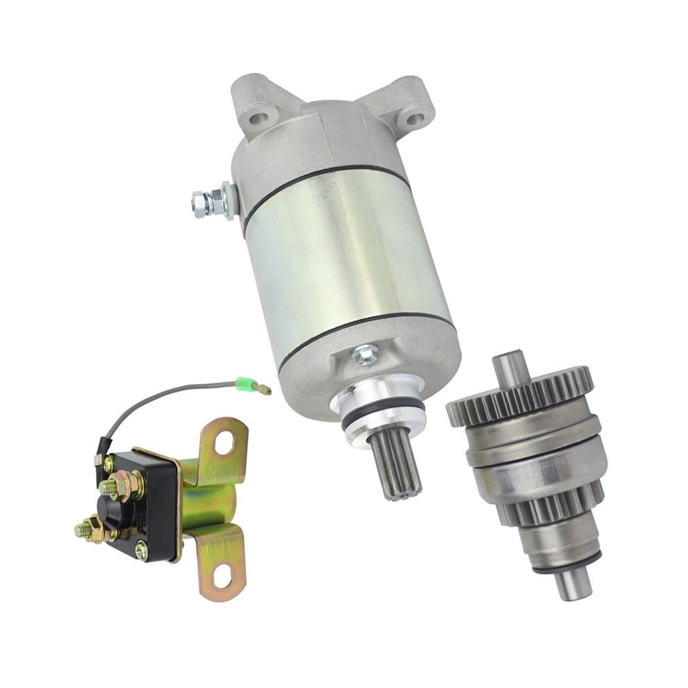 Motor With Solenoid Relay&Drive Bendix Kit For Sportsman 335 400 500 1996-2002 3084981 3090188 18645 6032099722185
