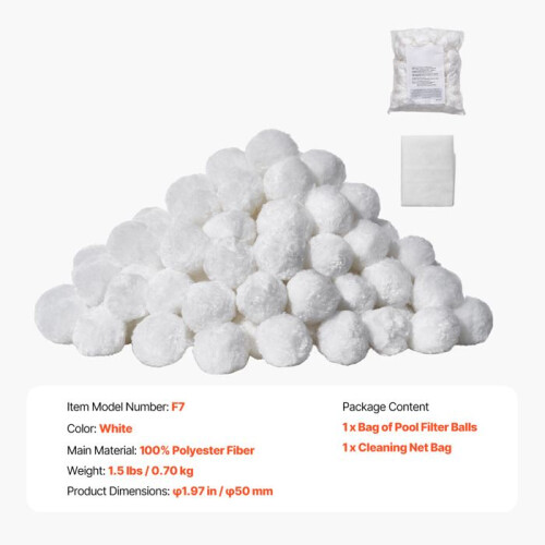 Filterbälle - DUOKU - F7 - 1,5 lb - 100% Polyesterfaser - Poolfilterung 1