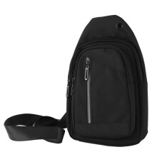 Moderigtig lærreds-crossbody-taske, stor kapacitet, multifunktionel skuldertaske med justerbar rem til mænd og kvinder