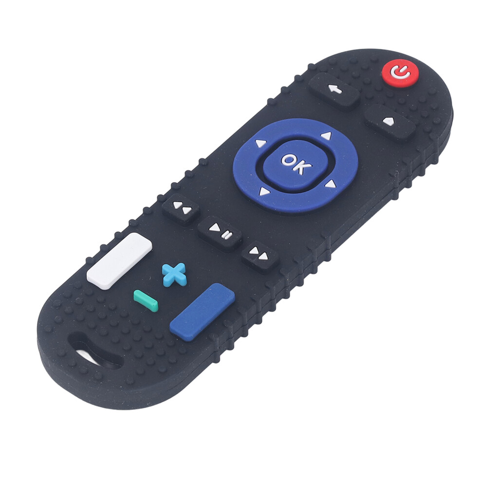 Silicone Tv Remote Teether For Babies, 14.4Cm, Multi Buttons Black
