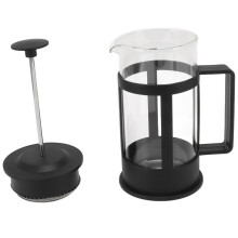 350ml Glass Stainless Steel French Press Coffee Maker Teapot—Easy Brew