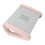 Pink Ergonomic Footrest with Massage Rollers 6 Adjustable Heights 13