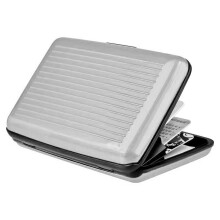 Poche en aluminium de porte-carte de crédit d'identité-Argent