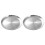 4Stk Snack Dish Barbecue Platte Langlebig Silber 9