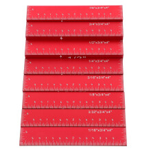 16Stk Rote Höhenlehre Aluminium Setup Blöcke Für Holzhandwerk