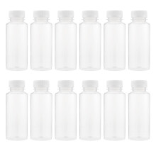 24Stk 250 Ml Stilvolle, Auslaufsichere Transparente Getränkeflaschen