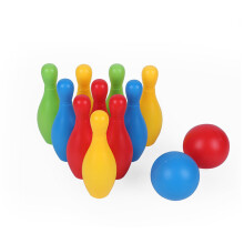 Bowling Set for Kids, Superior Plastic Educational Toys, Complete with 10 Plastic Pins & 2 Balls, Ideal for Indoor Outdoor Activity, Enhances Interact