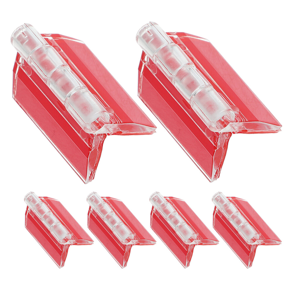 24Pcs Multi Color Acrylic Self Adhesive Hinges For Small Cabinets 3601048717522
