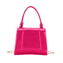 Handtas voor dames Effen kleur Crossbodytas- Heet roze