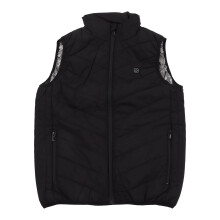 Electric Heated Vest for Men, 2 Zones, 3 Gears, Size S-4XL, Black