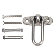 Deckenhaken aus Edelstahl, robust, rostfrei, Wandbefestigung, drehbarer Haken für Schaukelstühle und Hängematten mit glatter Oberfläche, langlebig