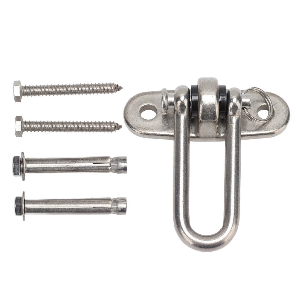 Ceiling Mount Hook Stainless Steel Heavy Duty Anti Rust Wall Mount Hanging Hardware Swivel Hook For Swing Chair Hammock With Smooth Surface Durable Co 9463374600954