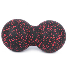 Pelota de masaje con forma de cacahuete para masaje de tejido profundo, relajante muscular para liberación miofascial con rodillo ergonómico para
