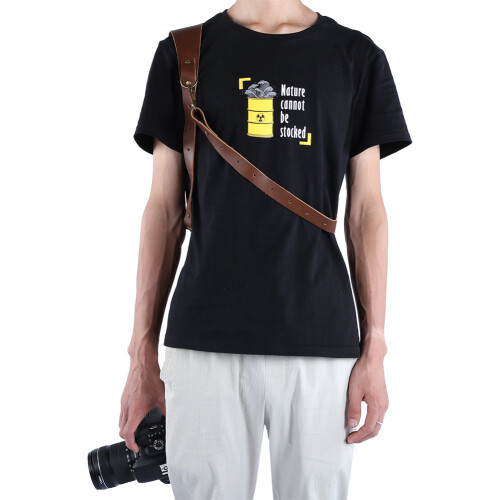Δερμάτινο λουράκι κάμερας για DSLR και Mirrorless, ρυθμιζόμενο λουράκι κάμερας με 1