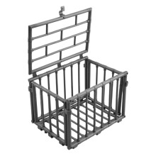 4Ud Jaulas Miniatura Grises Para Decoración Y Juegos De Casas Pequeñas