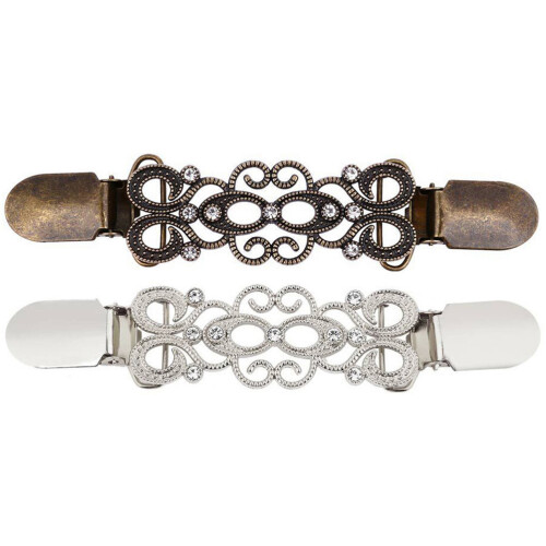 6Pièces Clips De Pull Créatifs En Couleurs Assorties Élégants